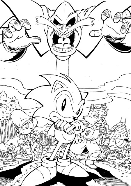 Kids-n-fun.com | 20 coloring pages of Sonic X